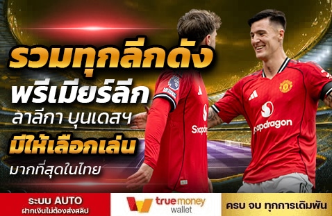 รวมทุกลีกดัง พรีเมียร์ลีก ลาลีกา บุนเดสฯ มีให้เลือกเล่นมากที่สุดในไทย banner ufabetwins