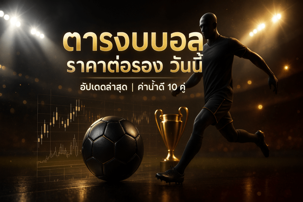 ตารางบอล ราคาต่อรอง วันนี้